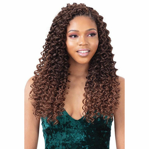 Model Model Glance Synthetic Braids - 3X Dominican Curl 16"